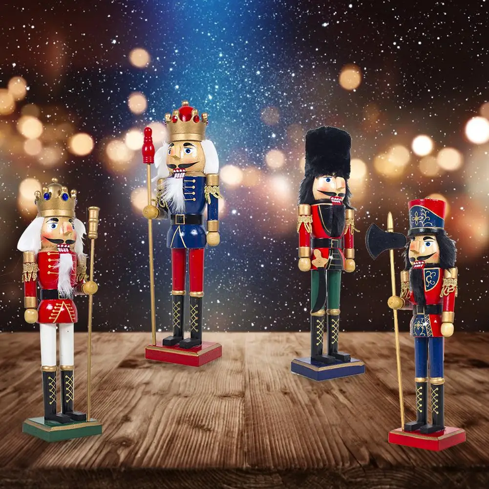 9*36 см марионетка гайкер в форме солдата Классическая Ручная роспись для дома и