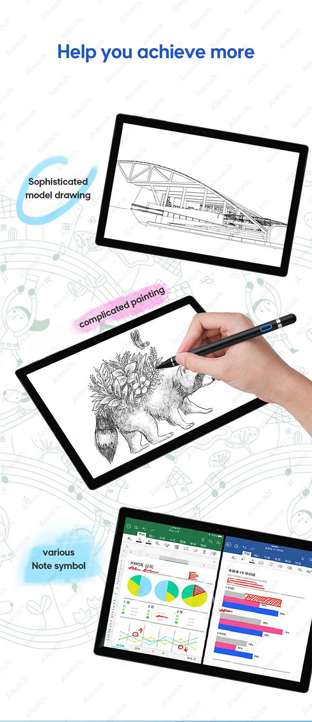 Стилус для Apple Pencil iPad iPhone 6 7 8 Plus X XS 11 Pro Max для samsung huawei Xiaomi OPPO Vivo смартфон планшет