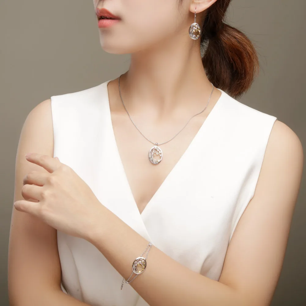 Женские длинные серьги из серебра 925 пробы с деревом жизни|Серьги-подвески| |