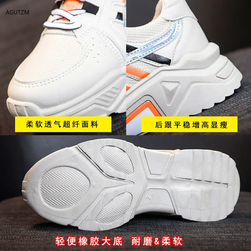 

New Women Shoes Spring Sneakers Women Fashion Bling Platform Shoes Ladies Footwear Breathable Mesh Sneakers zapatosde mujer f79