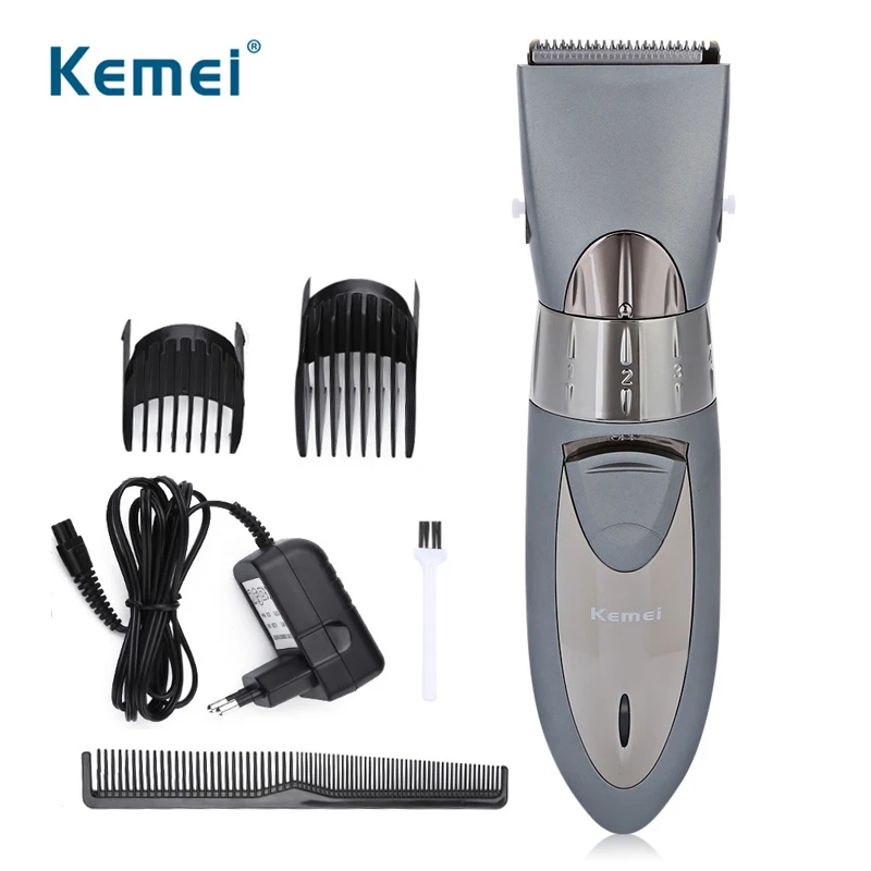 

Kemei Cordless Hair Clipper Electric Waterproof Men Cutting Machine With Limit Combs Adjustable Shaver Stainless Steel Blade 42D