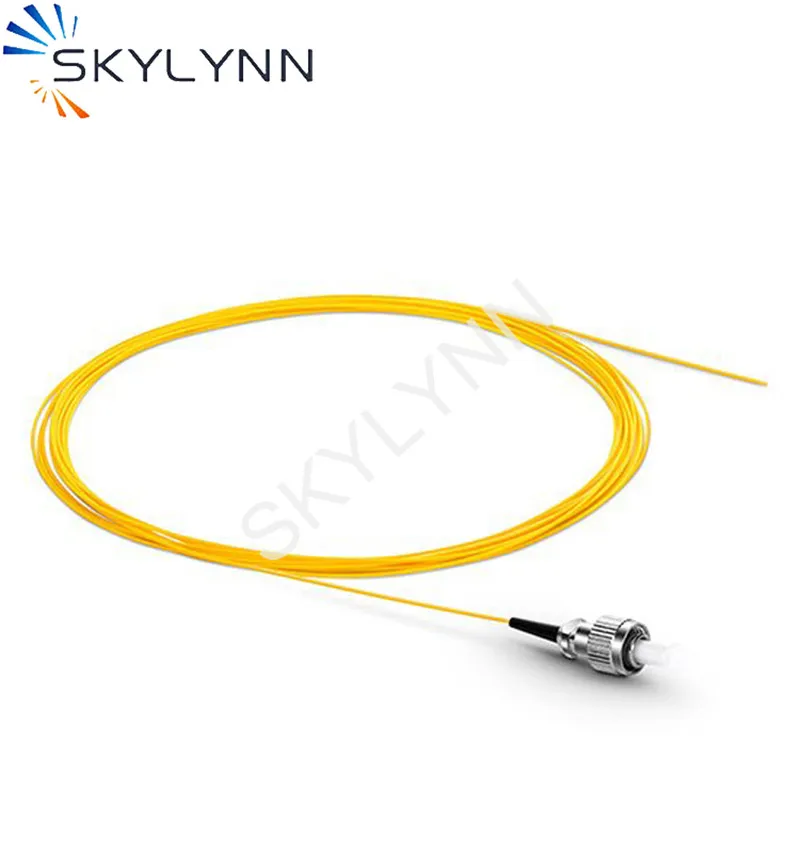 Promotion 50PCS FC/UPC Fiber Optic Pigtail, SM G652D 0.9MM Tight Buffer Yellow LSZH Jacket 1 Meter Length Optical Pigtails