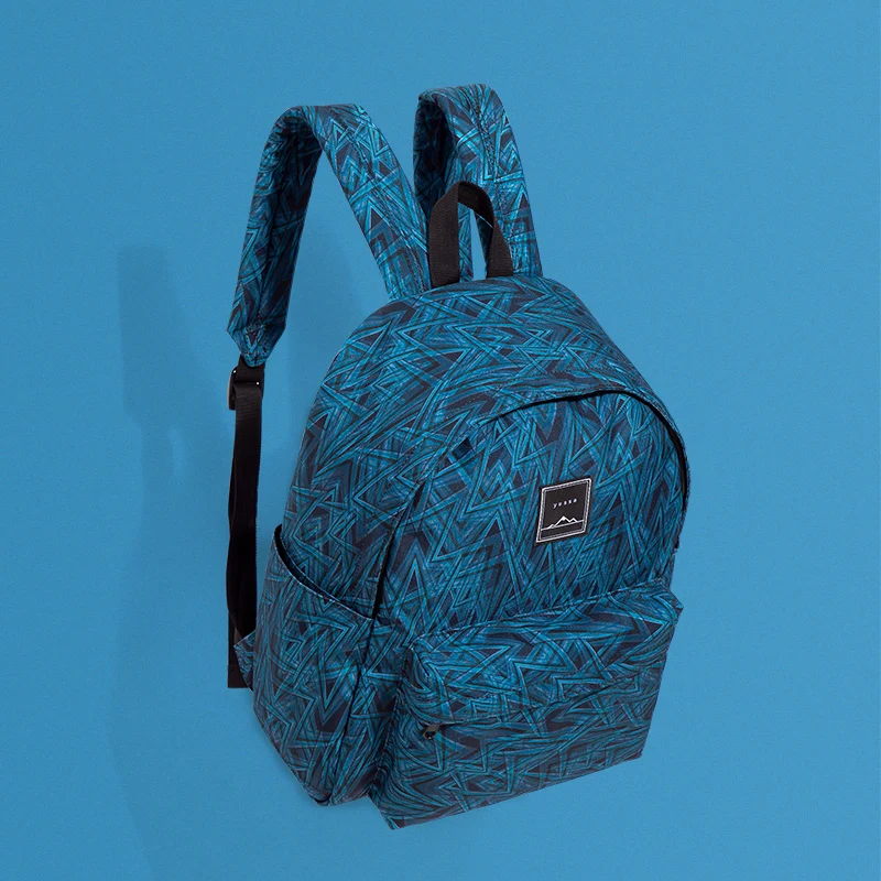 

Blue Stripe Waterproof 14inch Laptop Backpack Women Fashion School Backpack Girl Anti-theft College Bag Boy Travel Bagpack Men