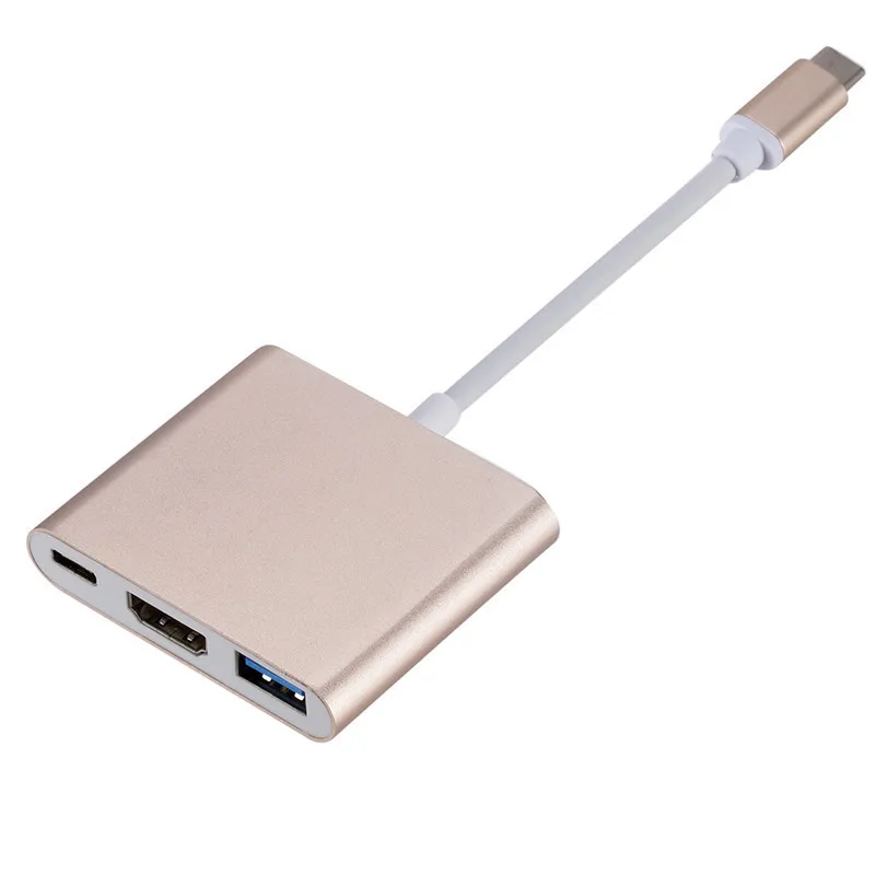 Переходник с Type C на HDMI-совместимый адаптер Usbc HDMI-совместимый/USB3.0/Type Type-C