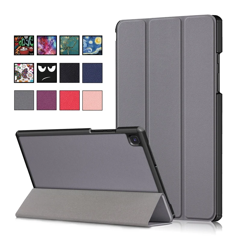 

Для планшета Samsung Galaxy Tab A7 10,4 "2020 SM-T500 SM-T505 планшет роспись искусственная (-ый) тонкий магнитный складной кожаный чехол-книжка для сна Smart Cover Че...