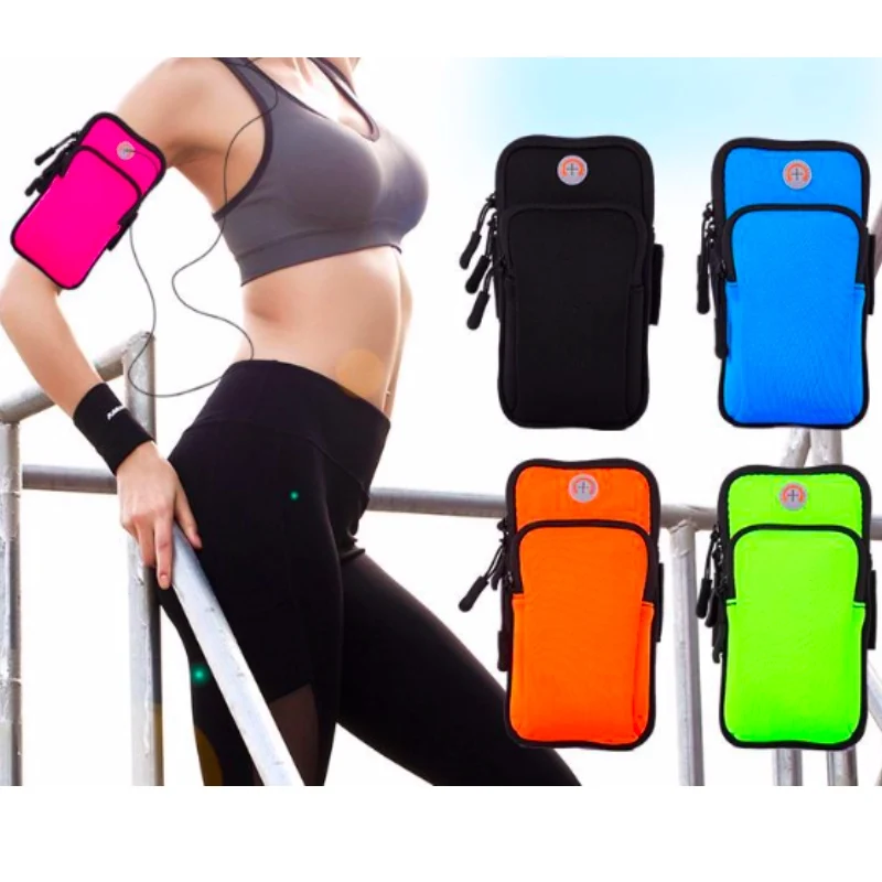 

Sports Fitness Outdoor Arm Cover for 6inch Waterproof Armband Bag Universal Running Jogging Gym Arm Band pouch Phone Bag Case