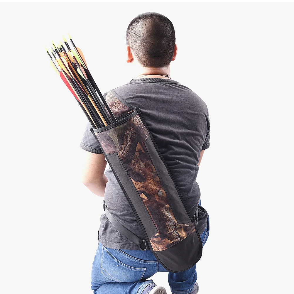 

Outdoor Oxford Archery Arrow Pot Arrow Backpack Bag Quiver Big Capacity Arrow Inclined Shoulder Bag Equipment