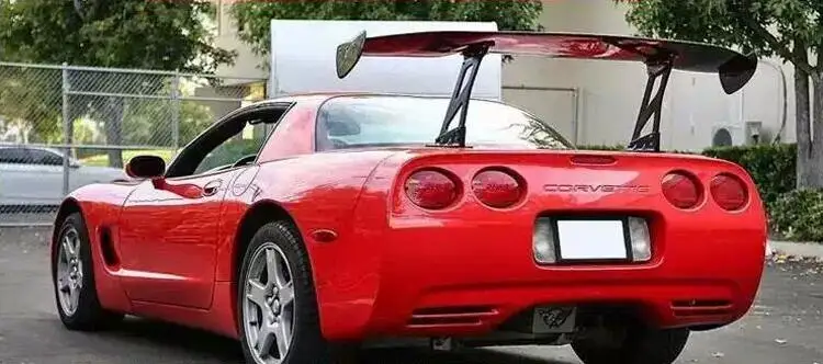 Высокое качество углеродного волокна задний багажник спойлер крыло подходит для