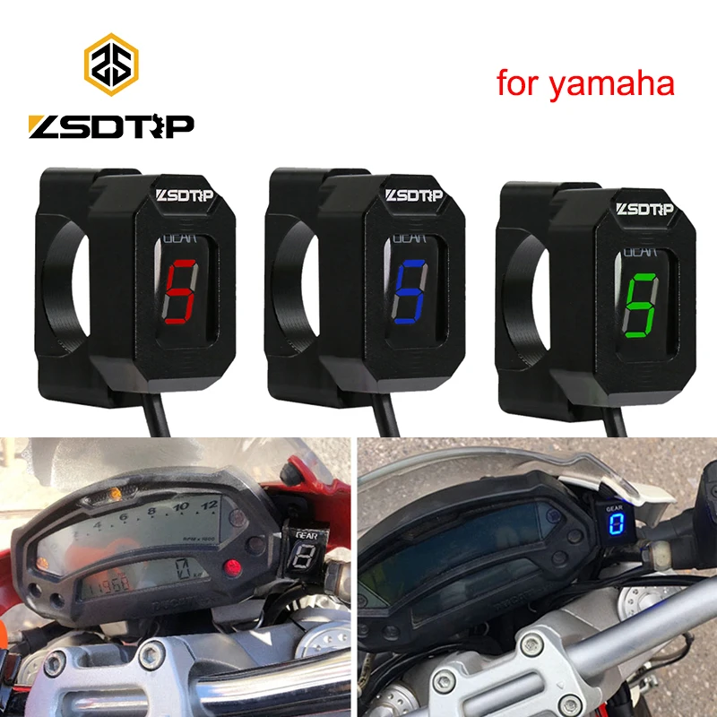 Индикатор передачи мотоцикла ZSDTRP для Yamaha YZF-R1 R6 Fzh150 Xt660 Fz-16 Fz1 Xvs950A Midnight Star Fz8 Fz6r Xv1900a 6