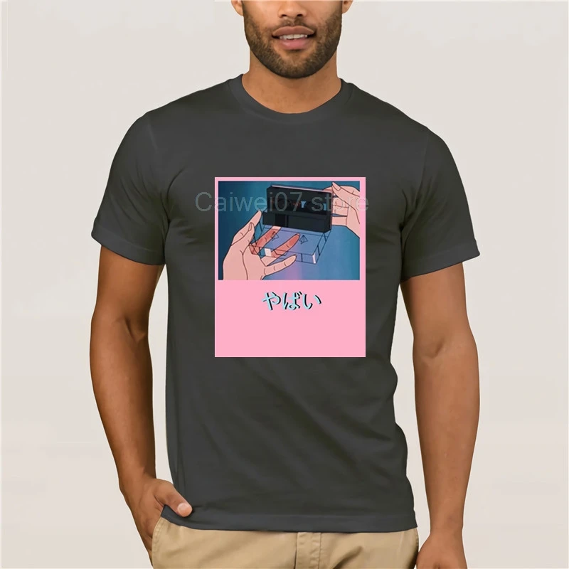 Мужские Белые куртки-пуховики на короткий рукав Футболка YABAI Арго лента эстетика