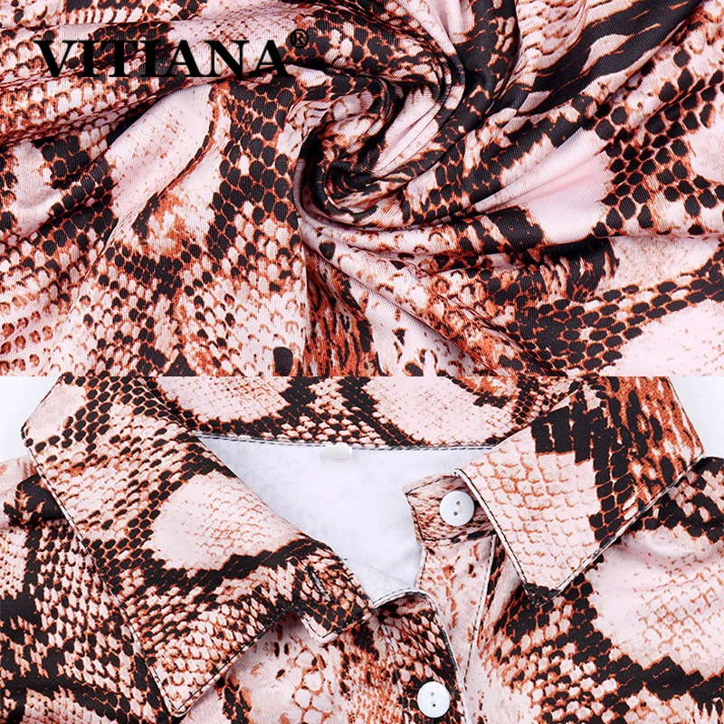 VITIANA Повседневная рубашка с длинным рукавом женская блузка весна 2020 женские
