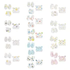 Мягкие хлопковые перчатки против царапин для малышей, комплект из шапки и варежки, комплект с кепкой, аксессуары для новорожденных на 0-3 месяца