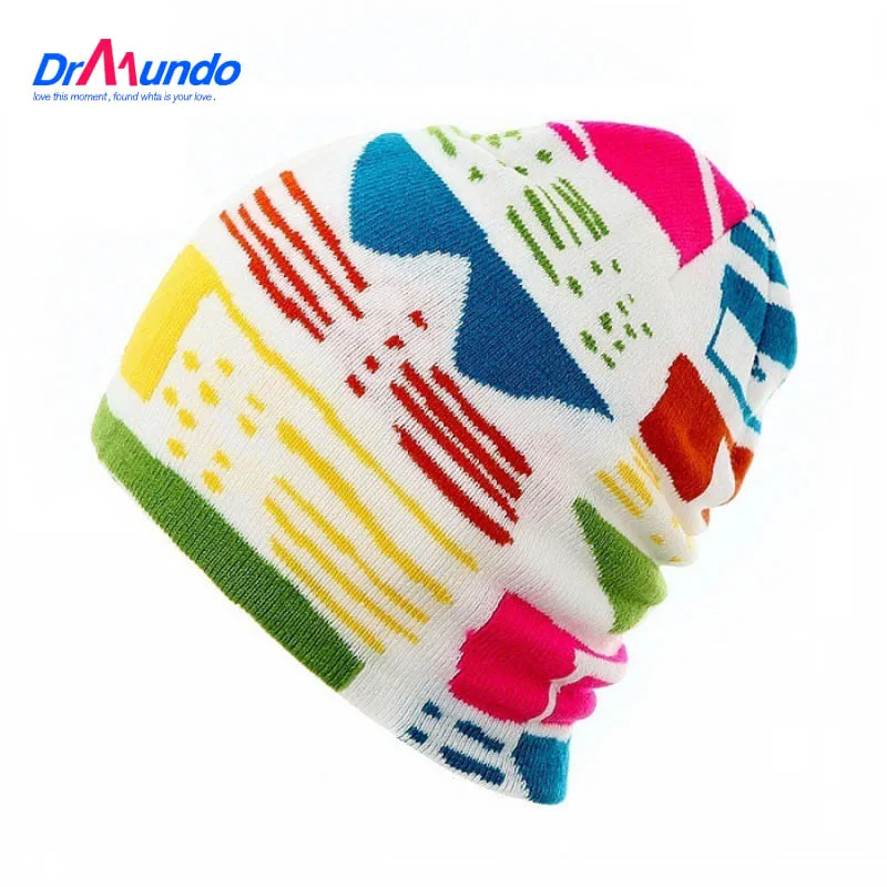 Вязаная шапка для катания на коньках зимняя с черепом вязаная Лыжная (шерстяная