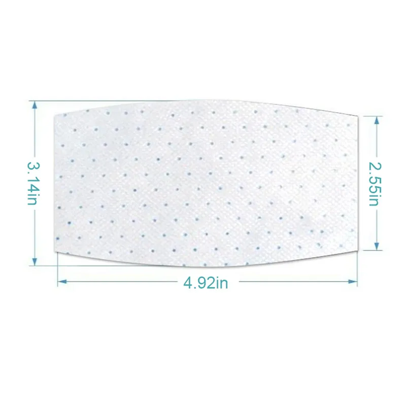 2/5 квадратная или круглая одноразовая маска прокладка воздушный фильтр Анти