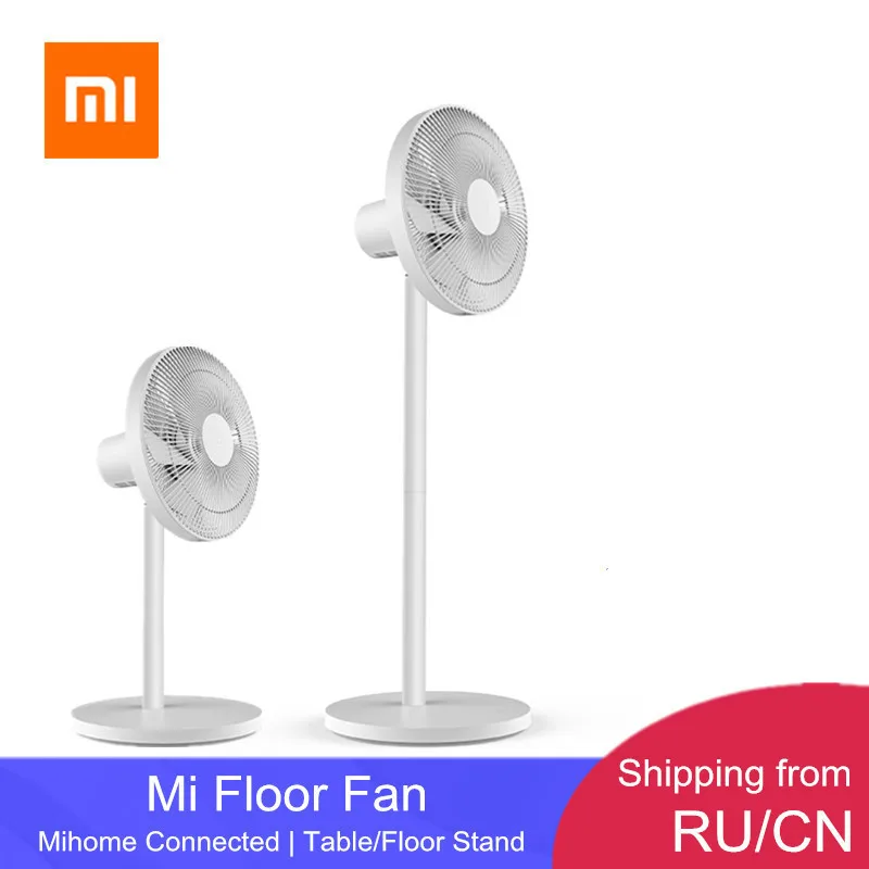 Preise XIAOMI MIJIA Smart Mi Standing Fan 1X Boden Tabelle Elektrische Fan Natürliche Wind Luftkühlung Mihome App Control Neue Version 2021