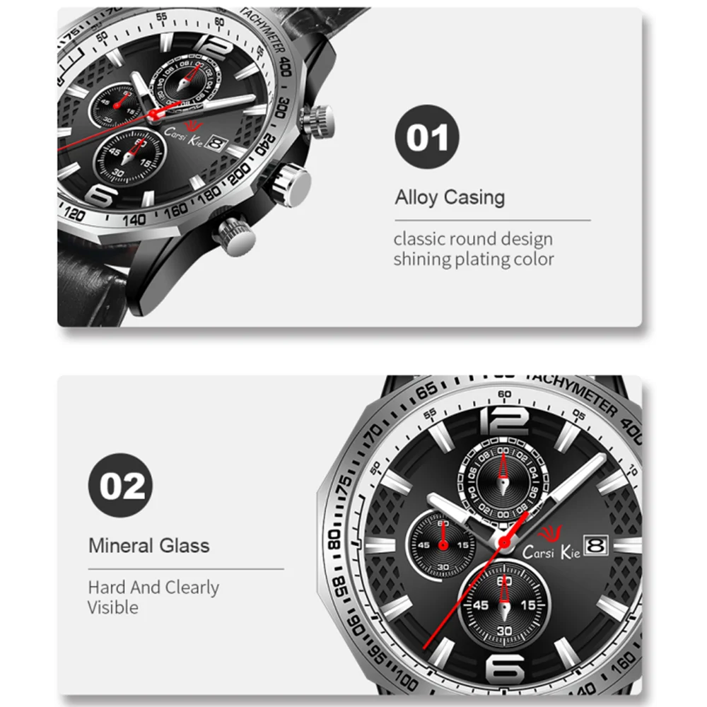 

Carsikie Men's Military Sport Watches Men Waterproof Fashion Blue Silicone Strap Wristwatch Man Luxury Top Brand Luminous Watch