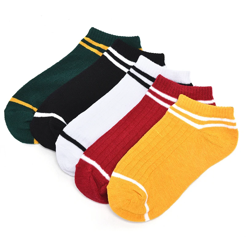 

1 пара, женские хлопковые носки в полоску