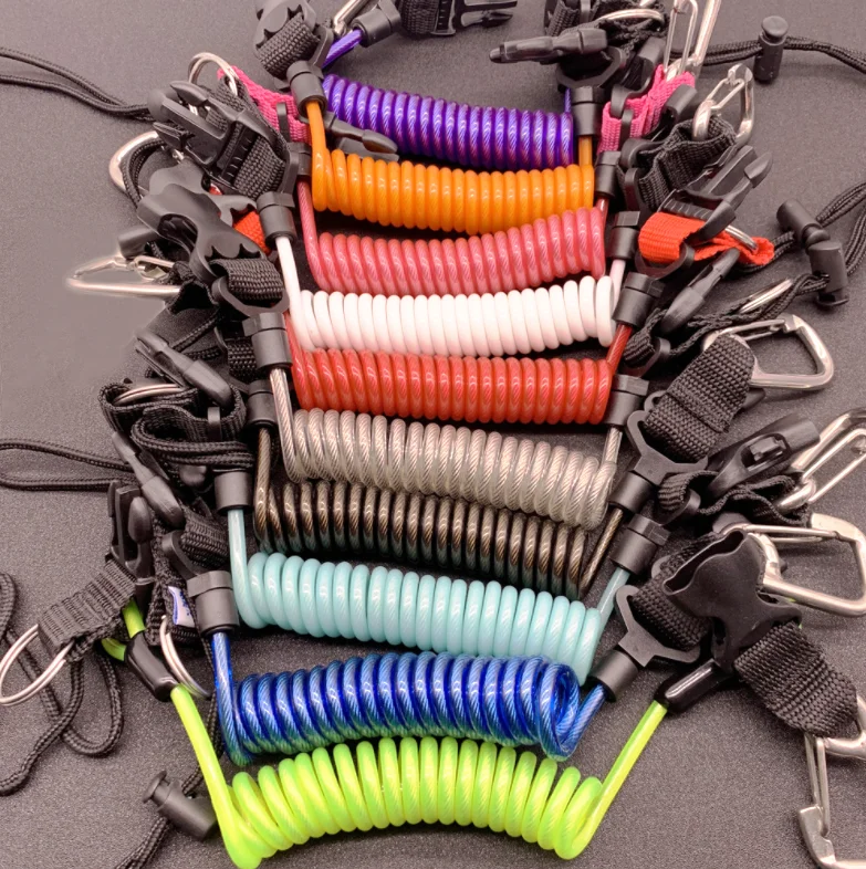 Спиральная пружинная спираль для дайвинга с защитой от потери подводного