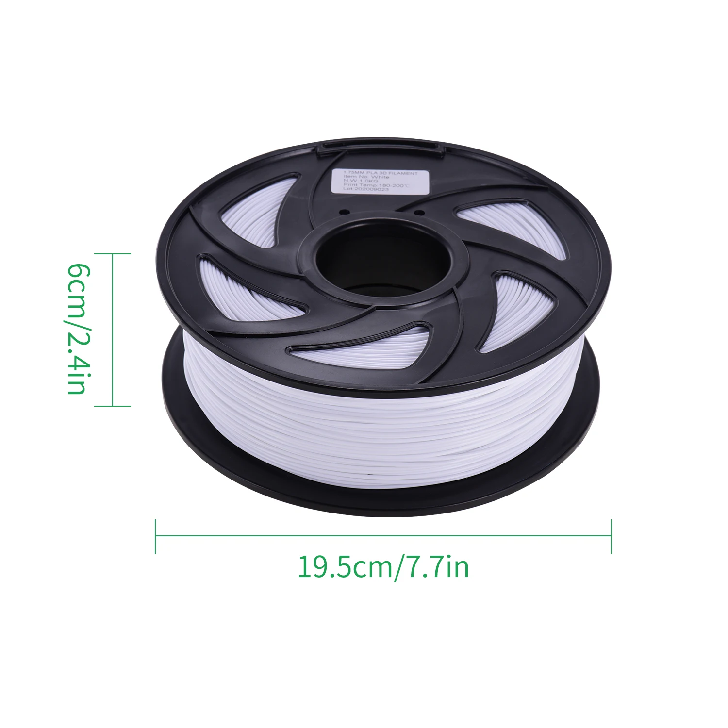 PLA 3D Printer Filament Eco-Friendly Printing Consumables 1.75mm Diameter 1kg(2.2lbs) Spool Dimensional Accuracy +/- 0.05mm | Компьютеры и