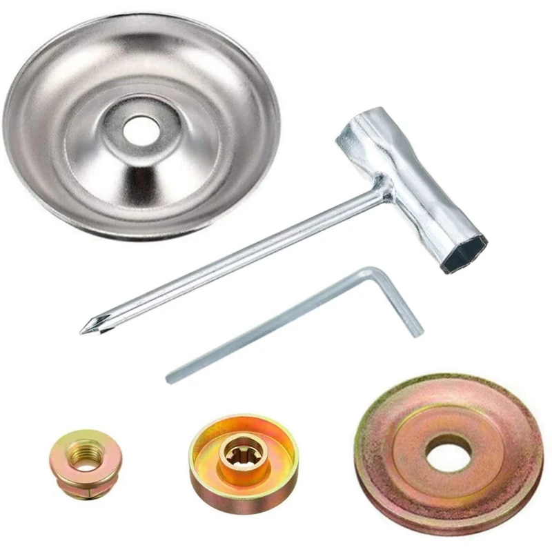 

Weed Trimmer Blade Adapter Kit for straight Shaft String Brush grass cutter Eater Lawn Mower Thrust Guard Washer Rider Plate