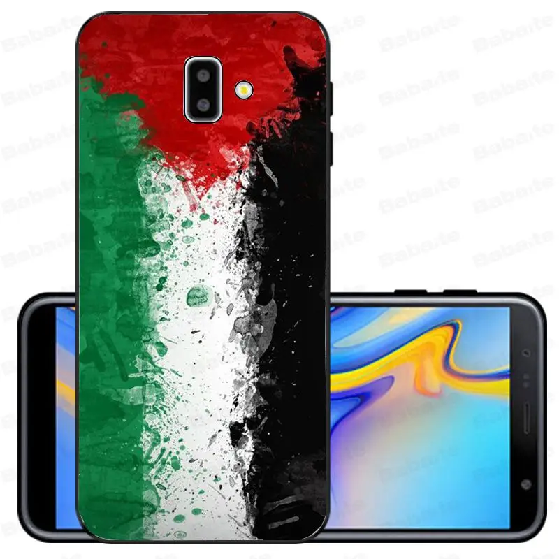 A3 Чехол для galaxy j6 палестинский флаг ТПУ чехлы для мобильного телефона из мягкого силикона с крышкой для samsung galaxy j6 plus A6 A8 A9 A10 A30 A50 крышка - Цвет: A3