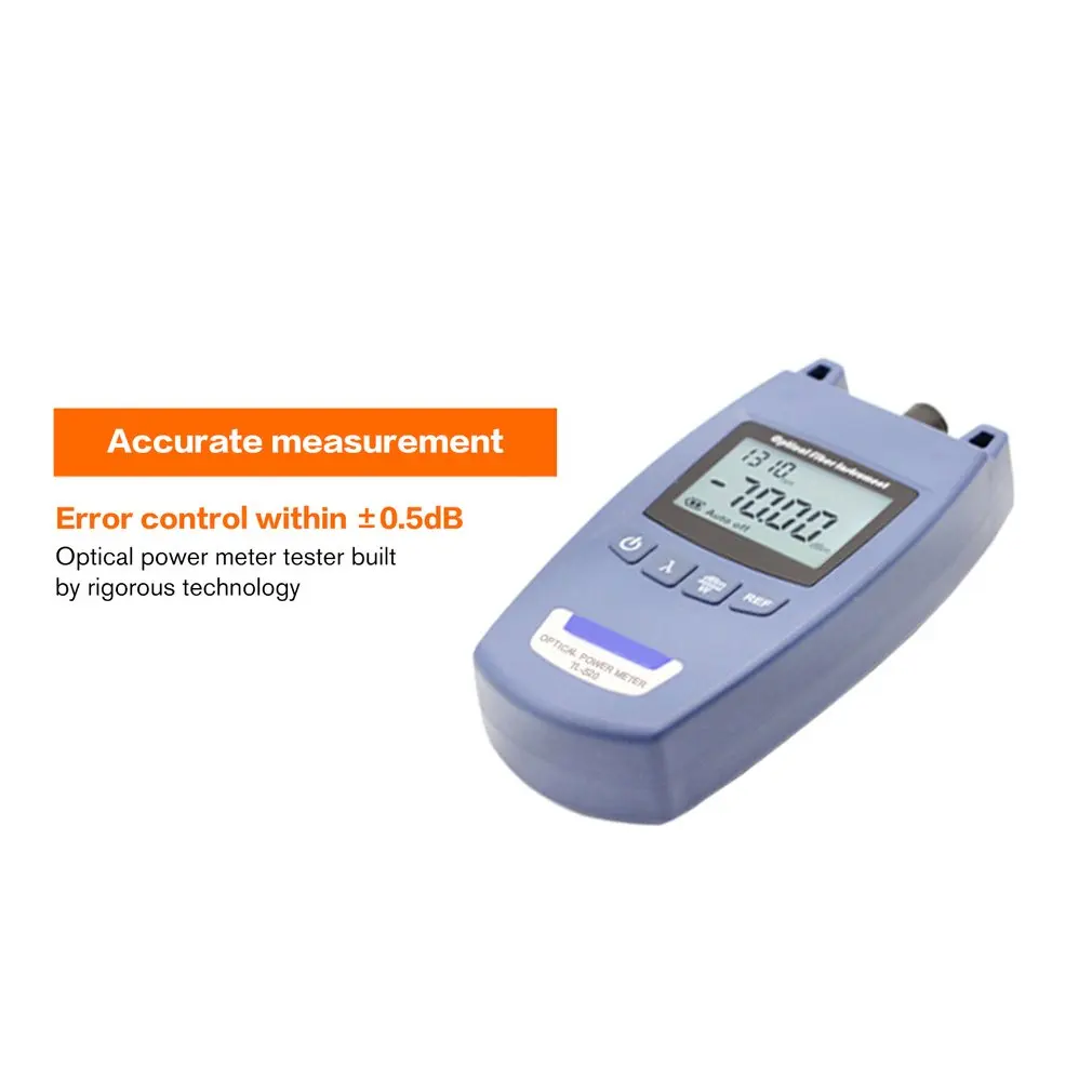 Mini Portable FTTH Optical Power Meter OPM Optic Fiber Cable Tester -70dBm~+10dBm SC/FC Universal Connector TL-520 | Инструменты