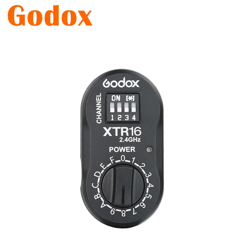 

Godox XTR-16 Flash Ricevitore 2.4G Wireless X-sistema per X1C X1N XT-16 Trasmettitore Trigger Wistro AD360/DE/QT/DP/QS/GS/Serie