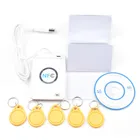 USB ACR122U-A9 NFC считыватель записывающий дупликатор RFID Smart Card + 5 сменных карт UID + 5 брелоков UID + 1 CD SDK