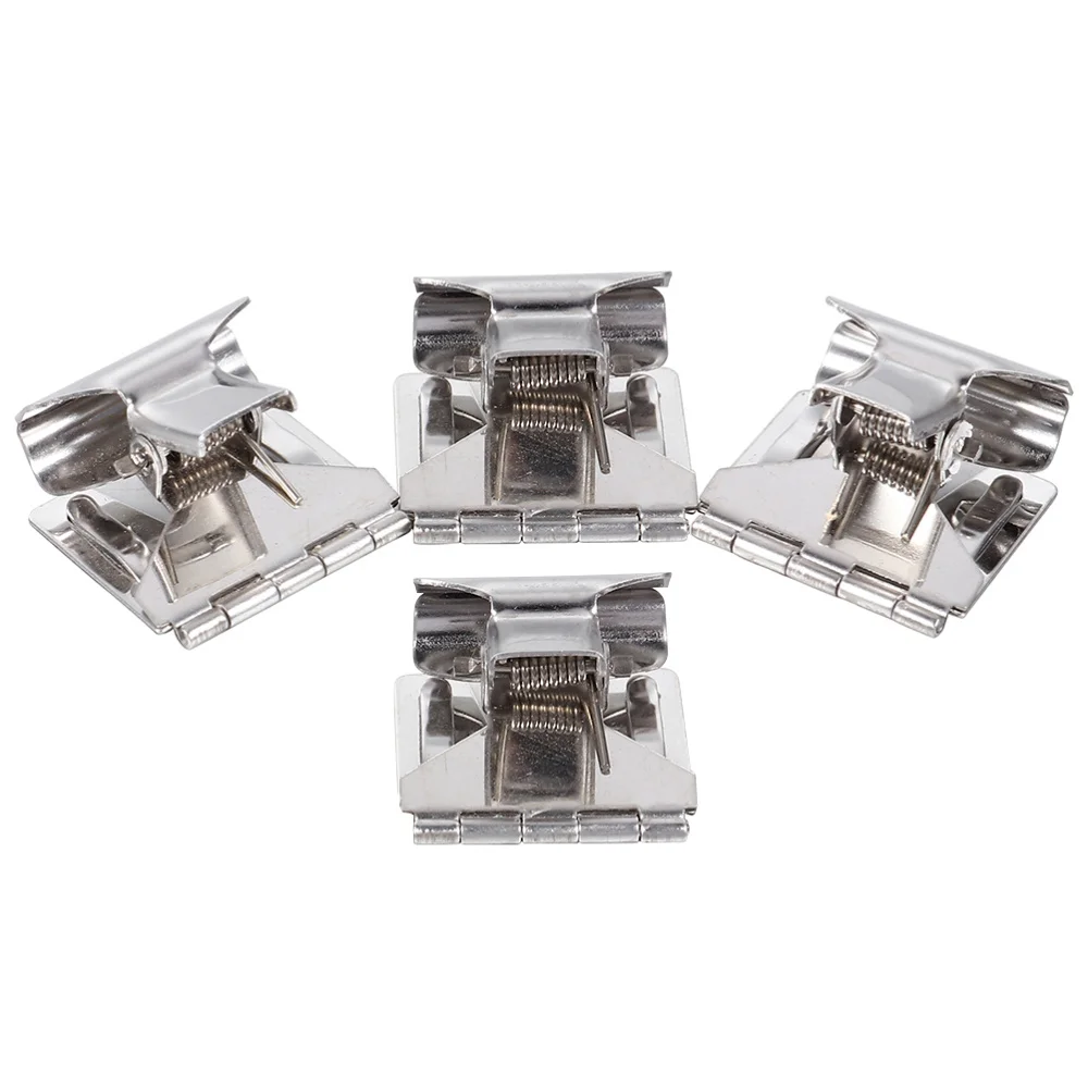 

4pcs Retail Bread Price Tag Holder Shop Supermarket Metal Advertising Clips