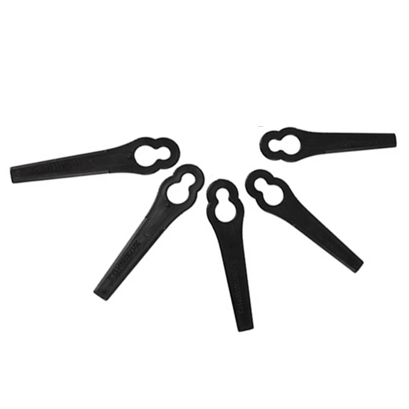 

NEW-50 Pcs Plastic Replacement Grass Trimmer Blade, Suitable for Plastic Grass Trimmer Blade Cordless Grass Trimmer(Black)