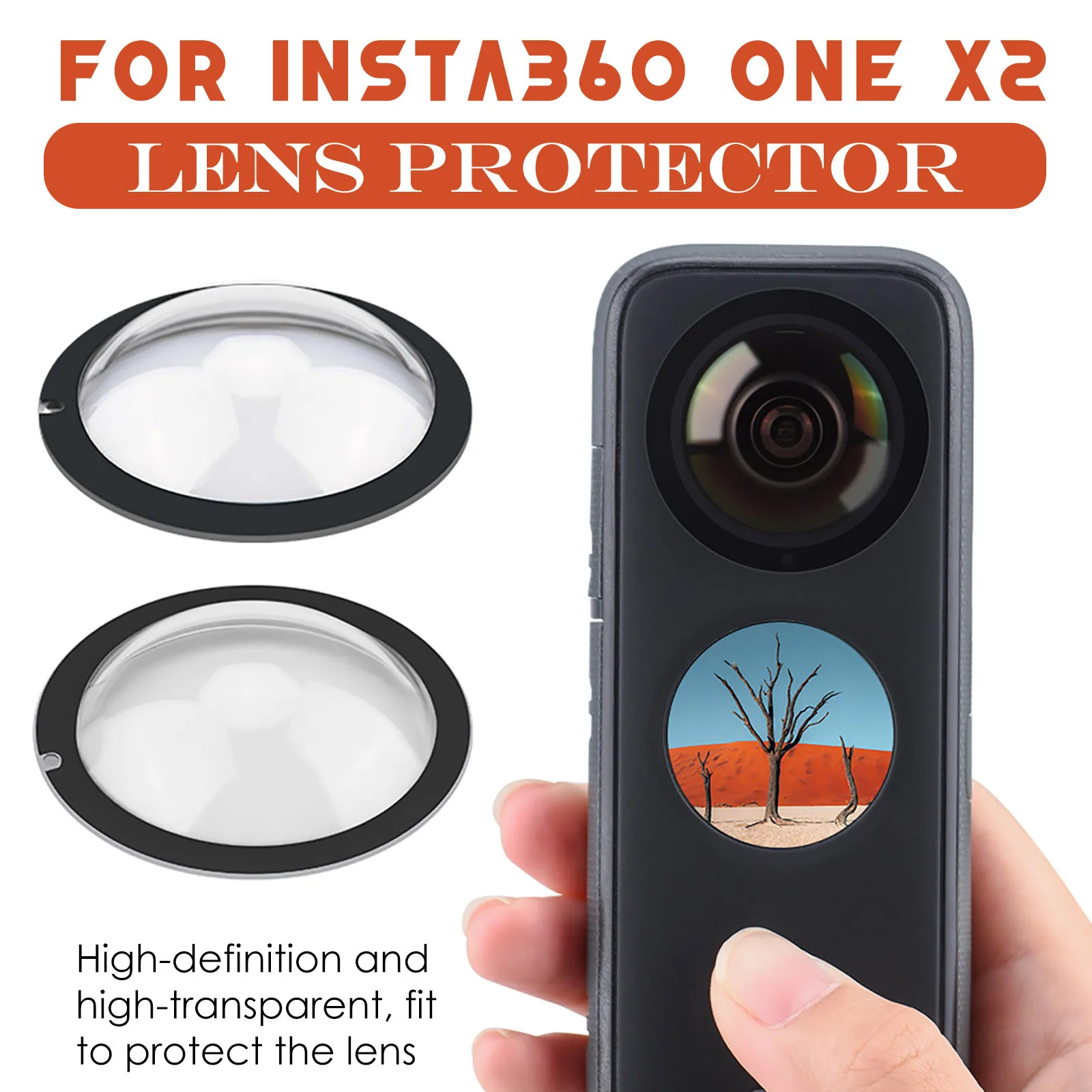 Защитная крышка объектива Защита для Insta360 One X2 Крышка корпуса оригинальные