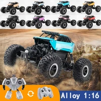 116 alloy remote control vehicle fast climbing car childrens toys for boys kids adult rc drift monster truck 4wd off road 4x4