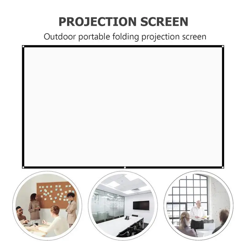 

Convenient Folding Projection Screen Clothing Projector Screen Cloth Home Projector Clothes