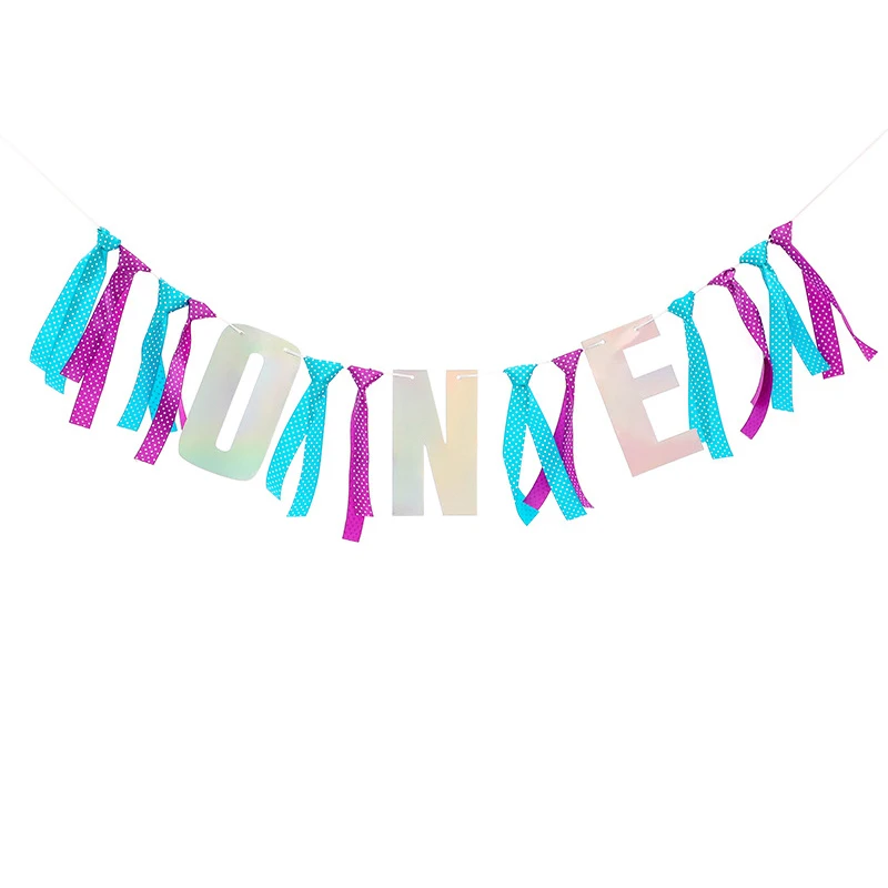 Лазерный стул для первого дня рождения ребенка баннер один год 1 й День украшение