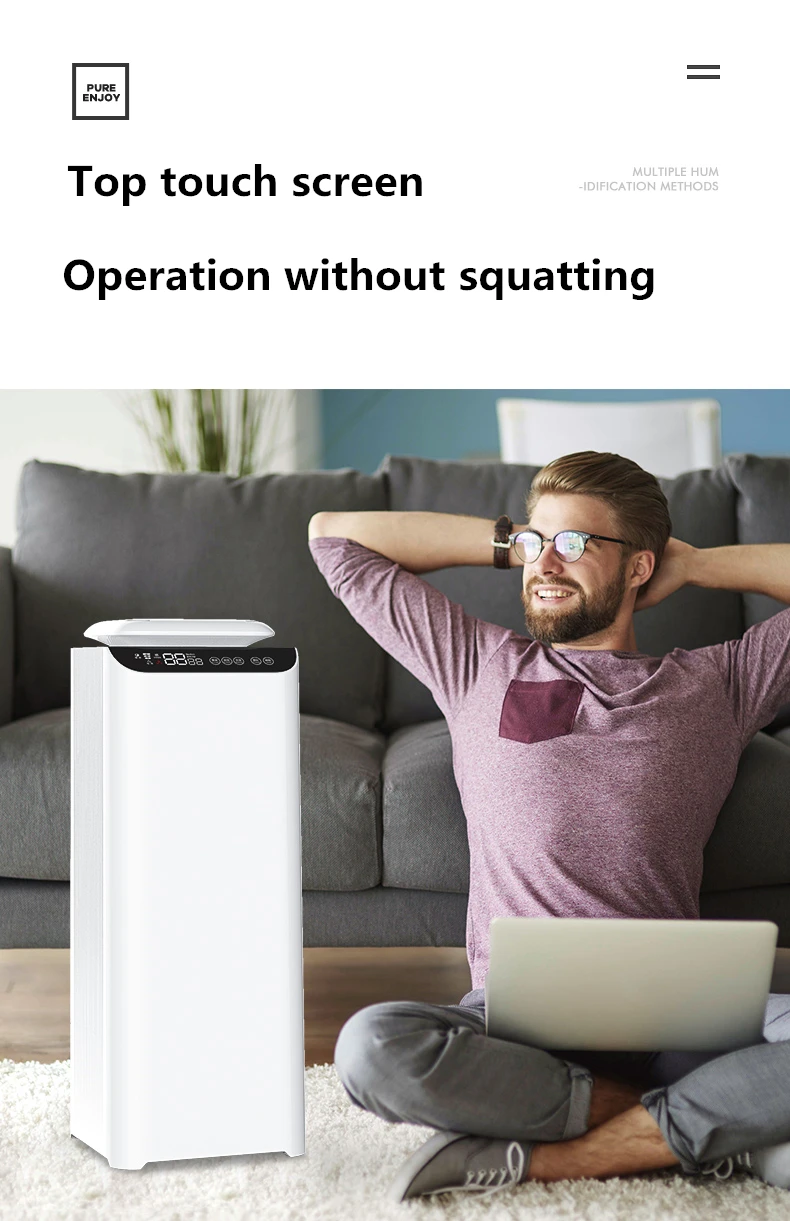 

110V/220V Floor-standing air humidifier for household and commercial use, Add water 13L industrial grade