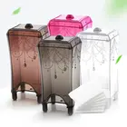 Прозрачный хлопковый контейнер для хранения косметики