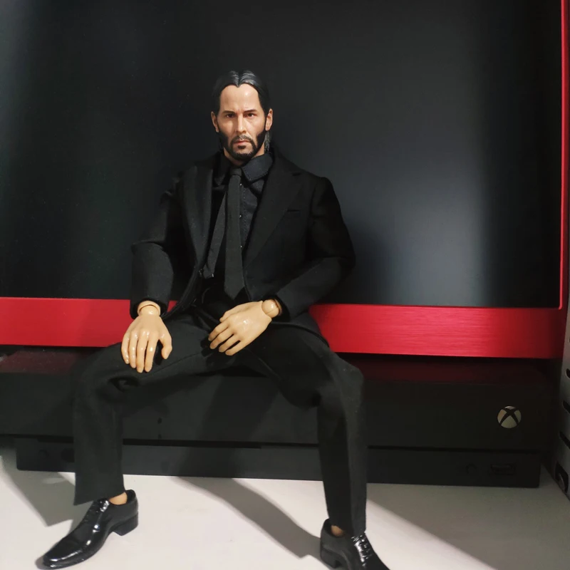1/6 масштаб Мужская головка Keanu имитирующая John для корпуса 12 дюймов HT | Игрушки и