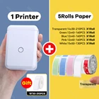 NiiMbot D110, портативное устройство для изготовления этикеток, беспроводная идентификация, ярлык с именем, рулон этикеток D11