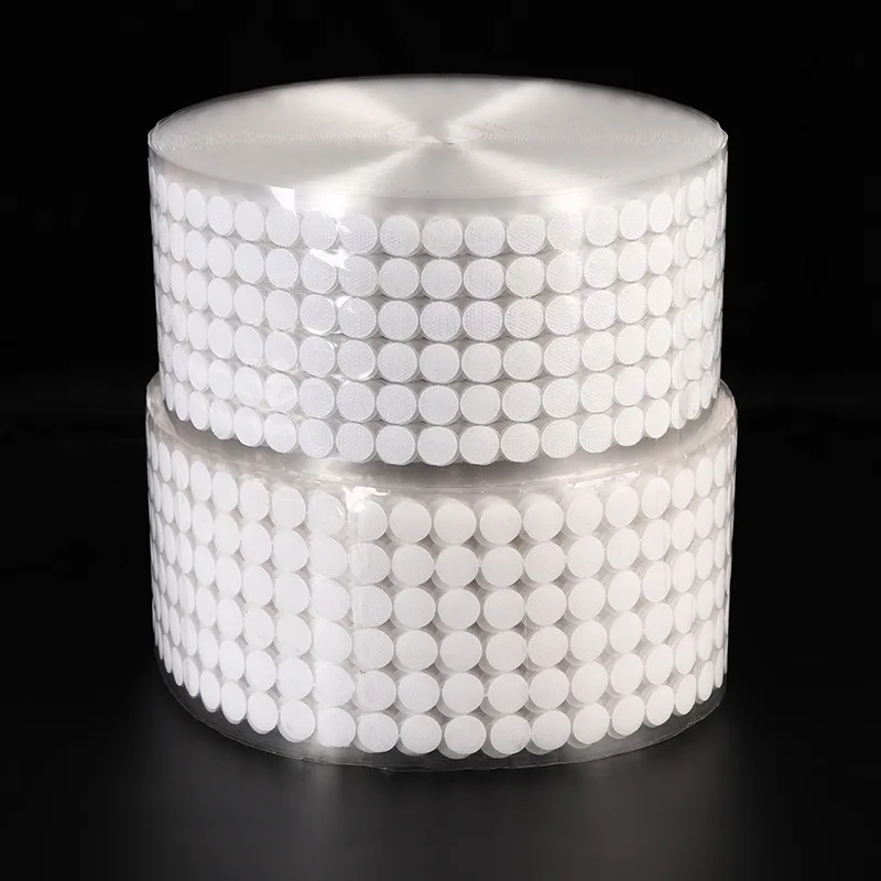 100 пар наклеек в горошек волшебная лента нейлоновая с крючком и петлей гибкая