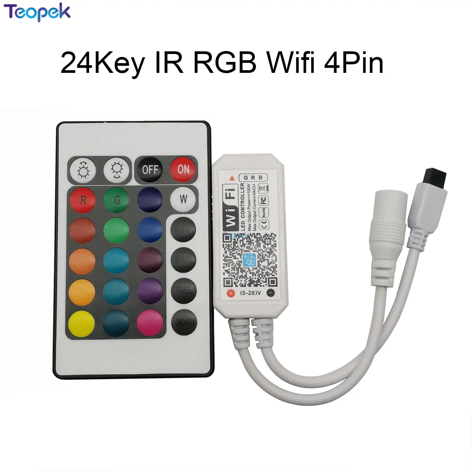 Magic Home Беспроводной контроллер Wi-Fi RGB/RGBW ИК RF светодиодный для WS2811 WS2812B пиксельный