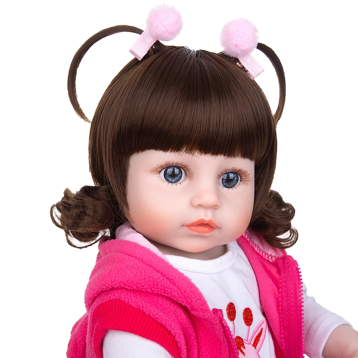 Реалистичные силиконовые куклы-Реборн 49 см из Бразилии |