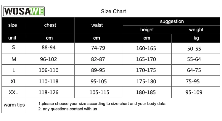 WOSAWE летняя велосипедная майка комплект дышащей одежды для горных велосипедов
