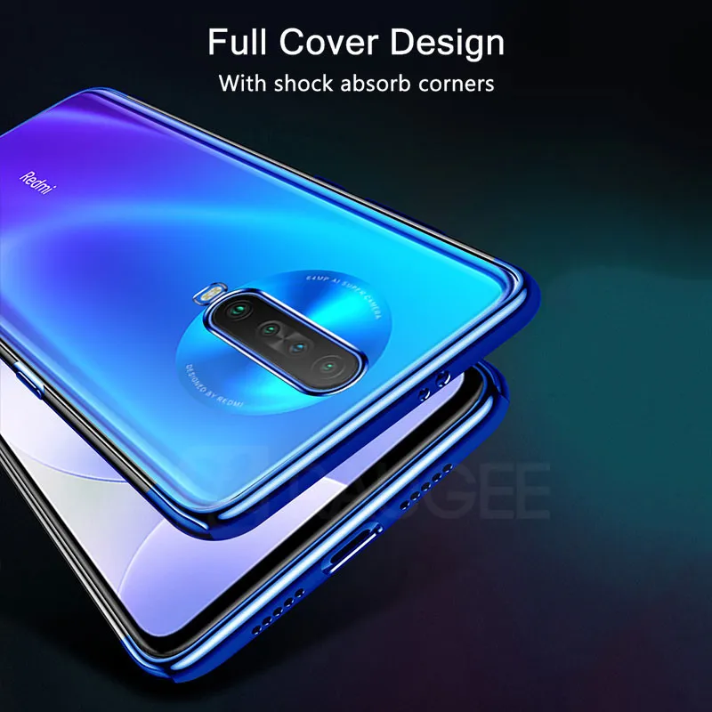 Phone Case for Xiaomi Redmi K30 K 30 Shockproof Bumper Cover Luxury Back Clear Silicone Pro | Мобильные телефоны и