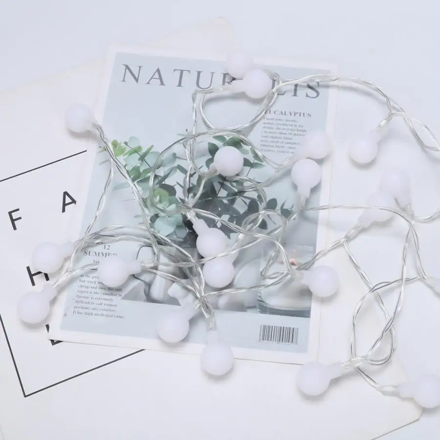 2 м 20 светодиодов USB гирлянды белые лампы для свадебной вечеринки рождественские