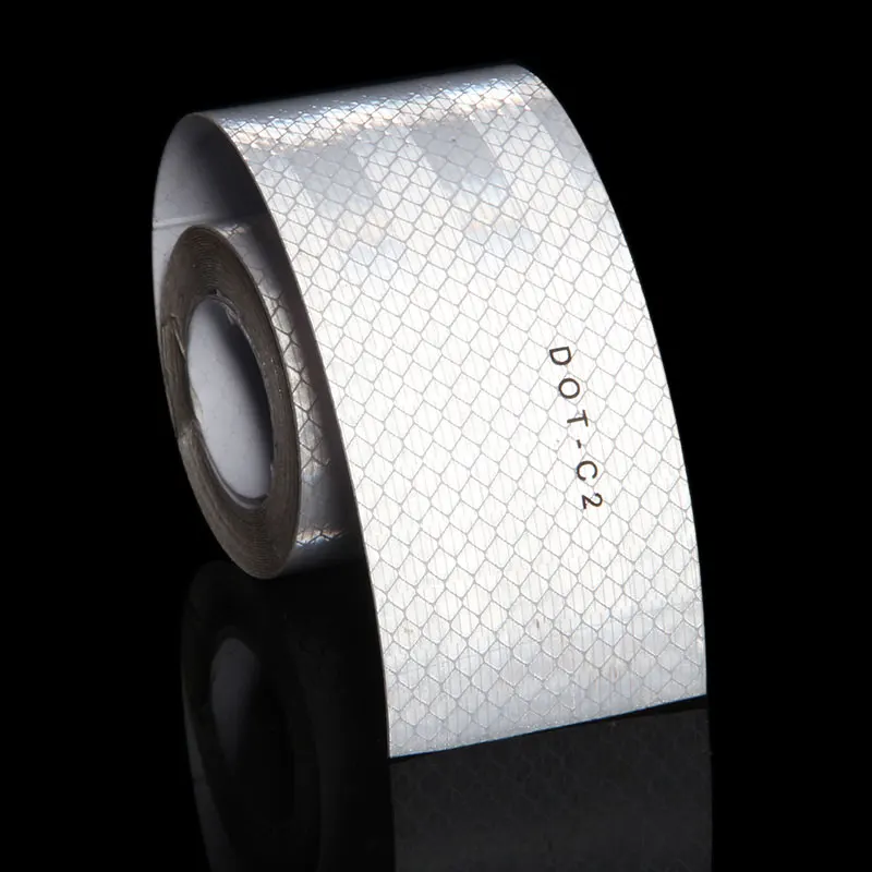 5cmx45.7m DOT-C2 Conspicuity Safety Reflective Tape Red White For Trailer Vehicle Truck Reflector Roll | Автомобили и мотоциклы