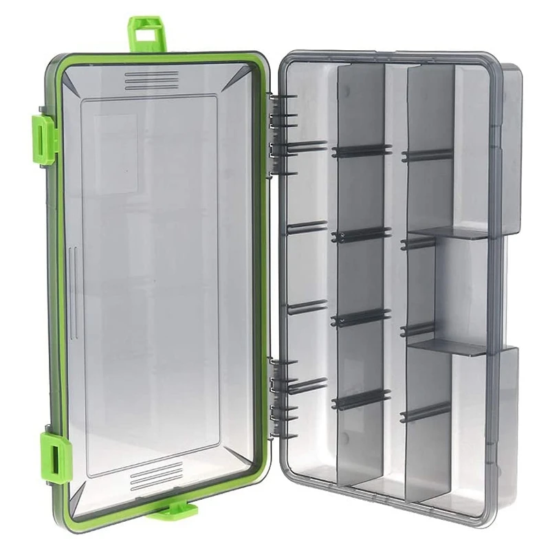

11 Compartments Fishing Lure Boxes, Hooks Organizer Containers for Casting Fly Fishing,Fishing Tackle Box