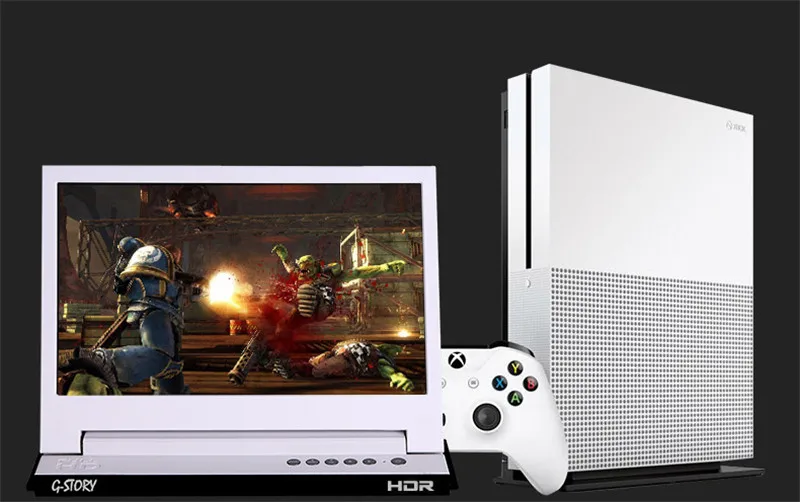 G-STORY 11,6 ''HDR FHD 1080P Портативный игровой монитор для ухода за глазами для Xbox One S и Xbox One X с FreeSync
