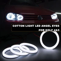 super bright car angel eyes led white cotton light for golf 4 golf 5 halo ring daytime running kits