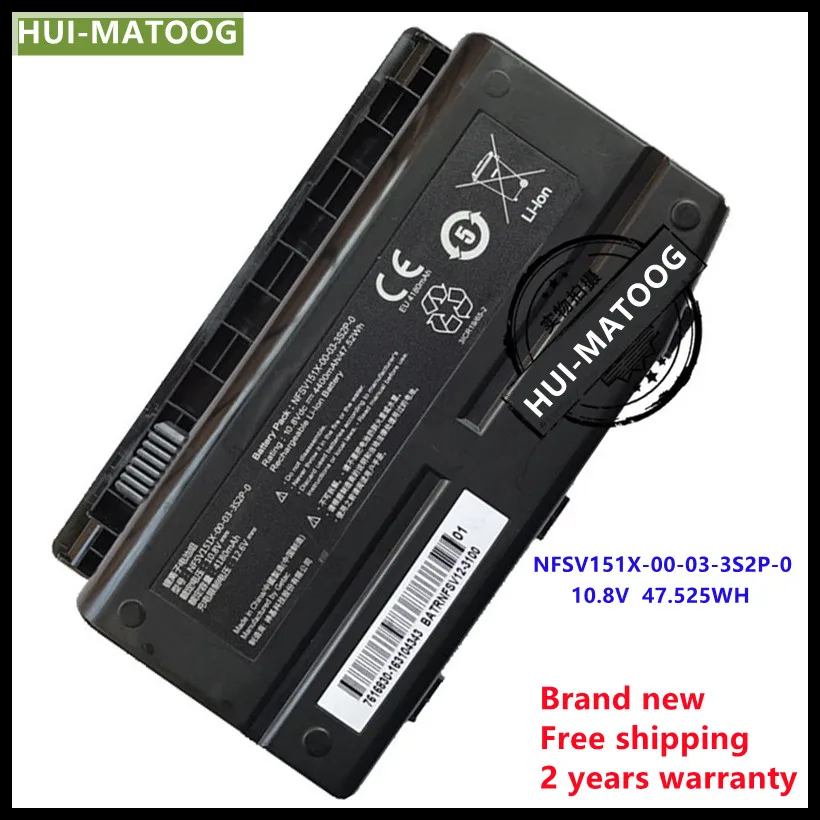 NFSV151X-00-03-3S2P-0 Аккумулятор для ноутбука MECHREVO X6Ti-Pro X6Ti-H X6Ti-M2 X6TI-02 X5TI-M2 BATRNFSV12-3100 10 8 V 4400mAh