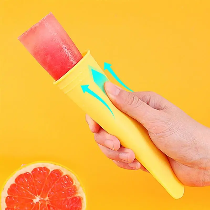 

DIY Ice Cream Mold Silicone Dessert Ice Cube Freezer Fruit Juice Mold For Kids Homemade Ice Cube Tray Decorative Tools 2.6oz